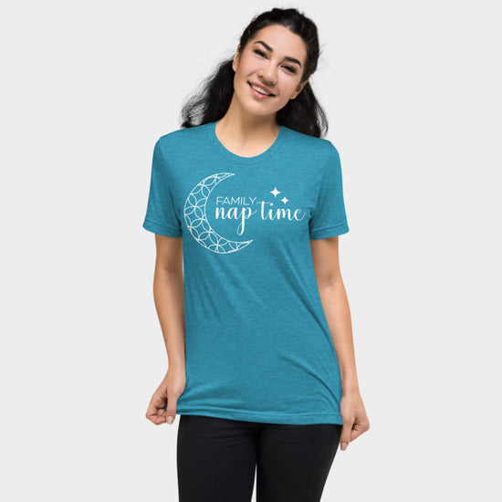 Family Nap Time T-shirt White Design