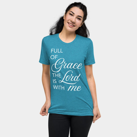 Full of Grace T-shirt White Design