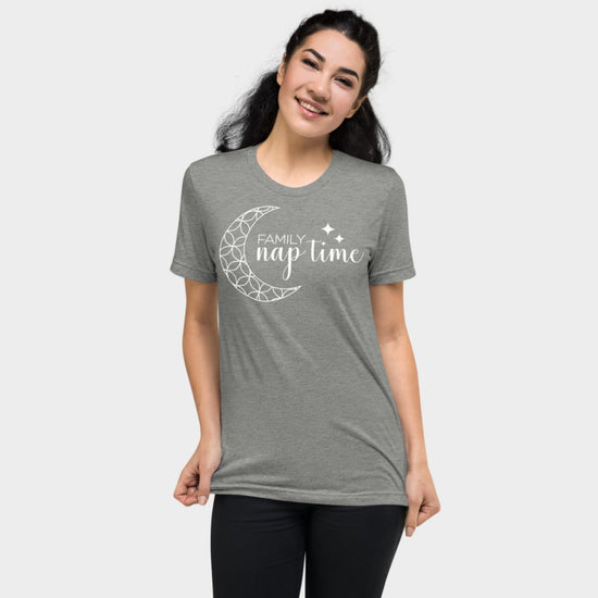 Family Nap Time T-shirt White Design