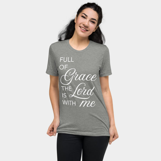 Full of Grace T-shirt White Design