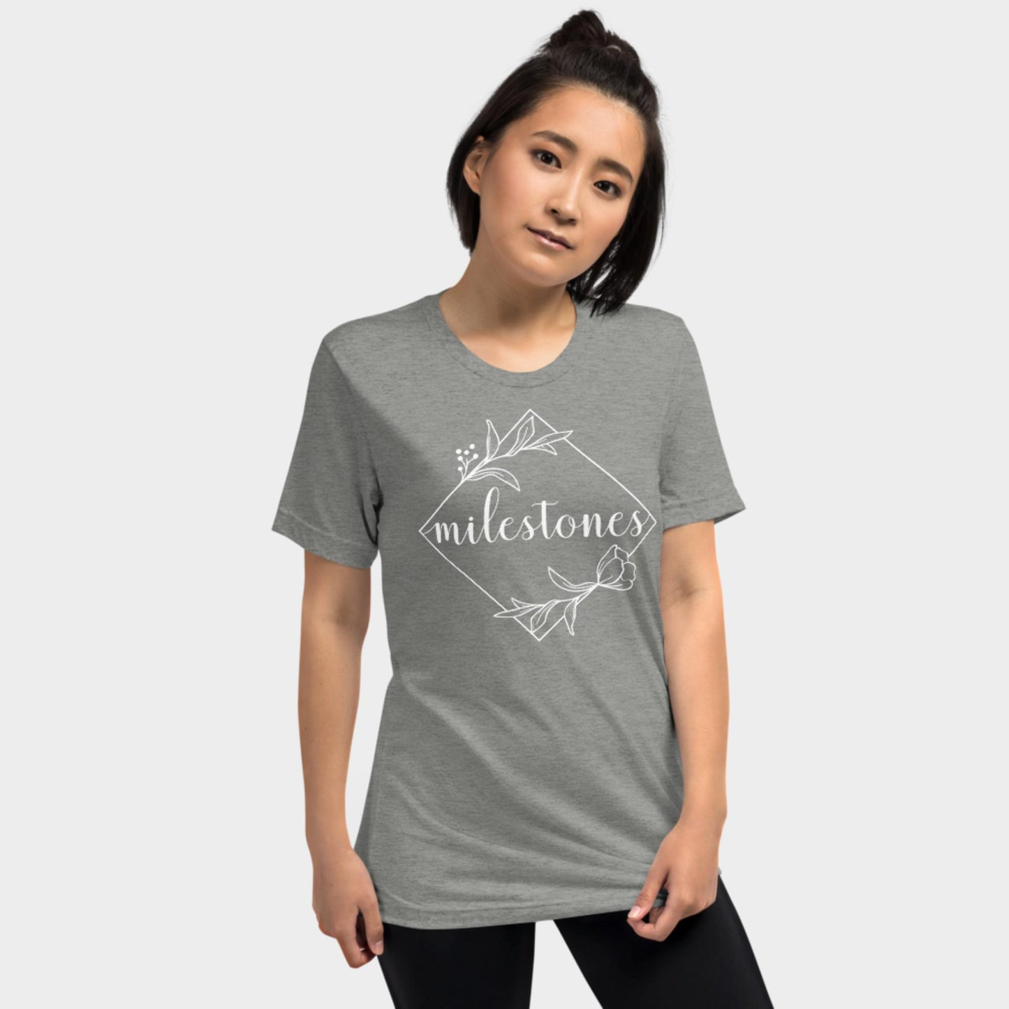 Milestones T-shirt White Design