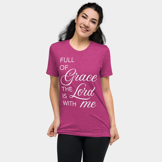 Full of Grace T-shirt White Design