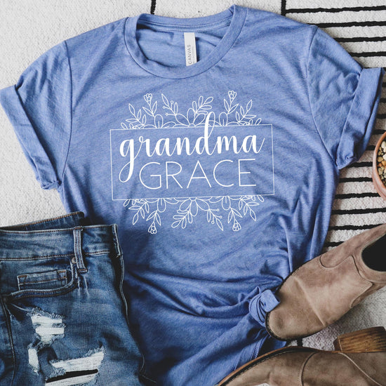 Grandma Grace T-shirt White Design