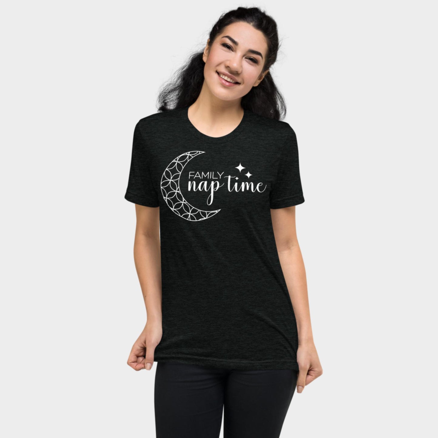 Family Nap Time T-shirt White Design