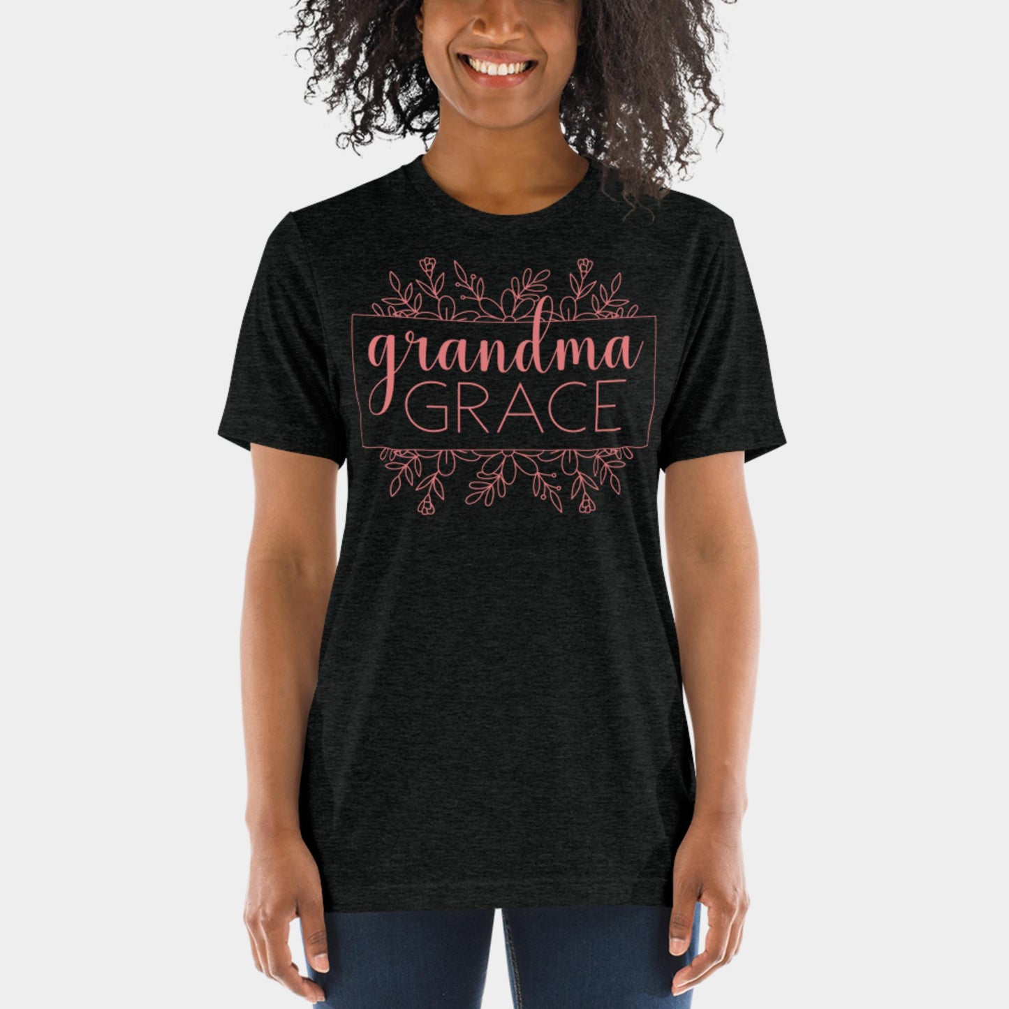 Grandma Grace T-shirt Pink Design