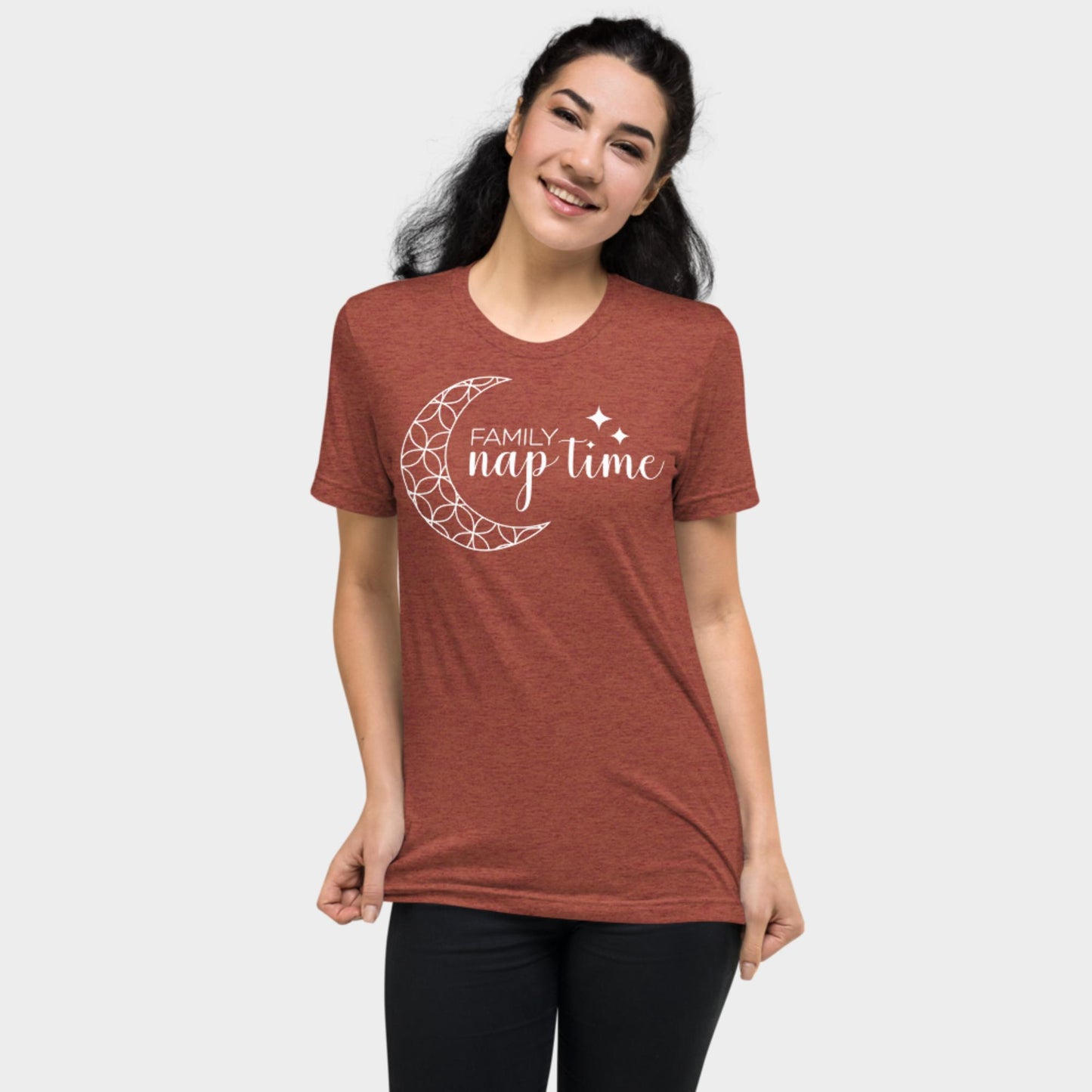 Family Nap Time T-shirt White Design