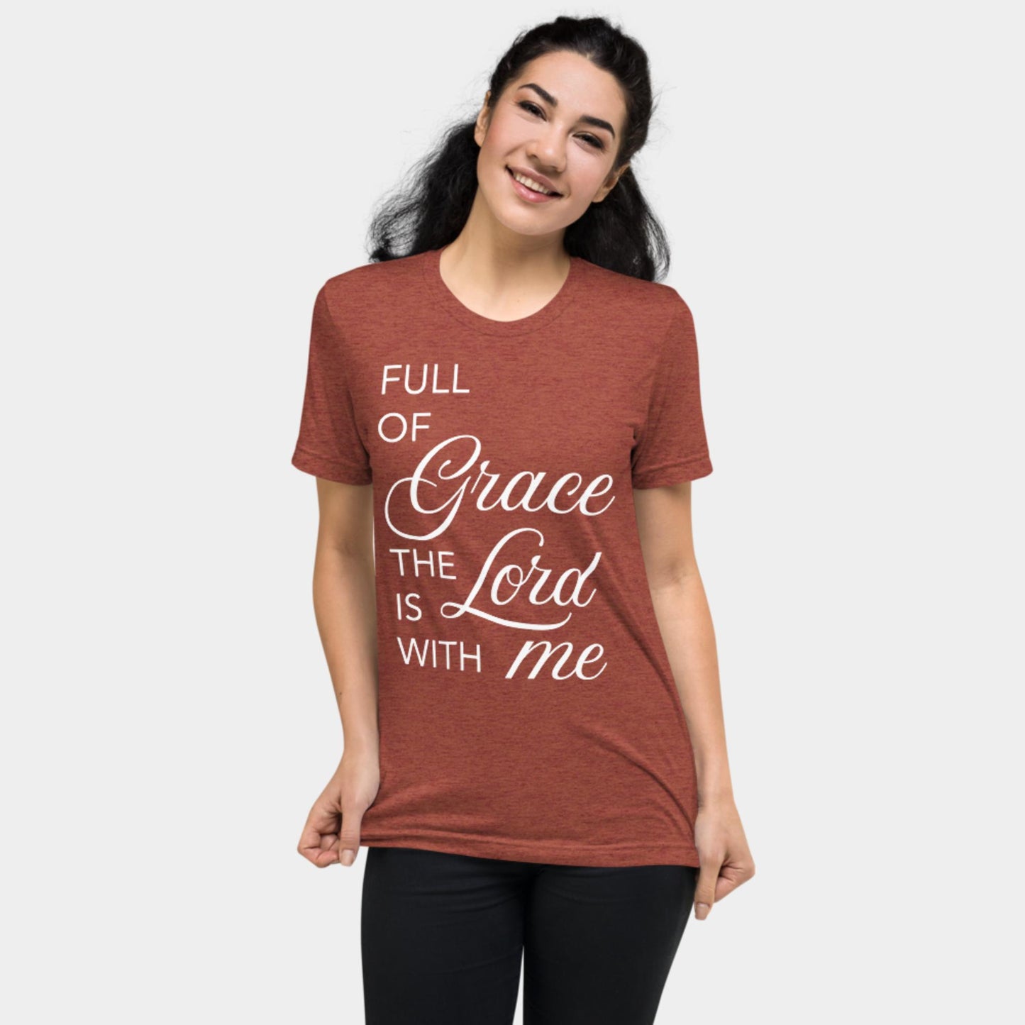 Full of Grace T-shirt White Design