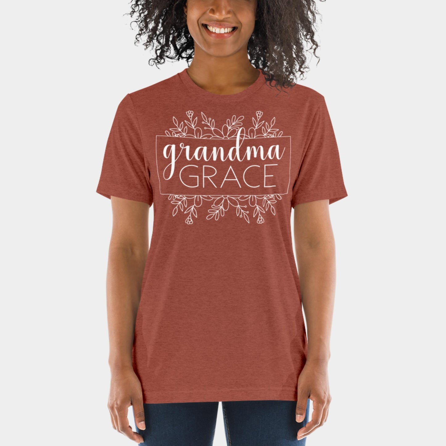 Grandma Grace T-shirt White Design