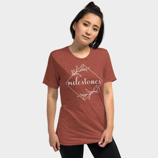 Milestones T-shirt White Design