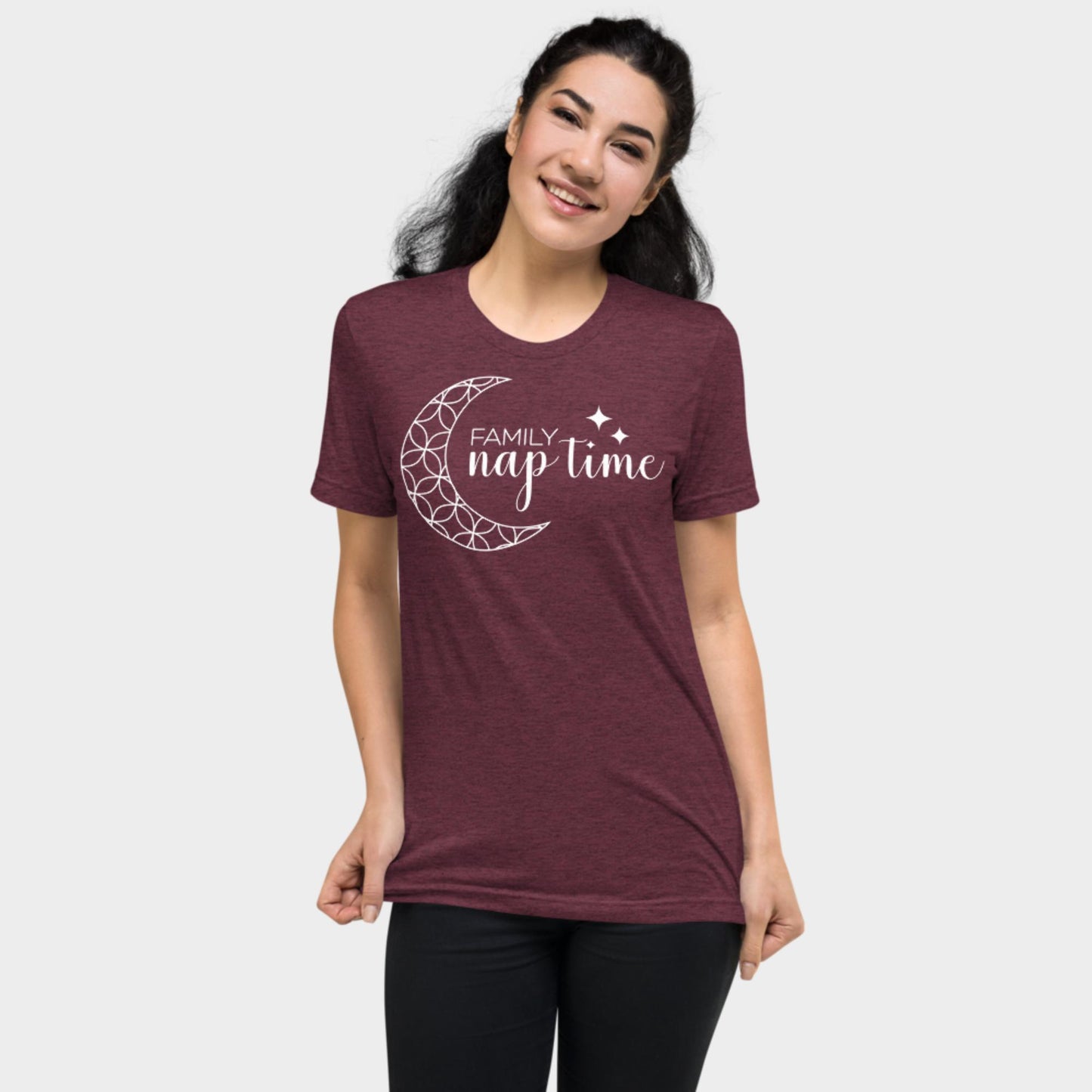 Family Nap Time T-shirt White Design