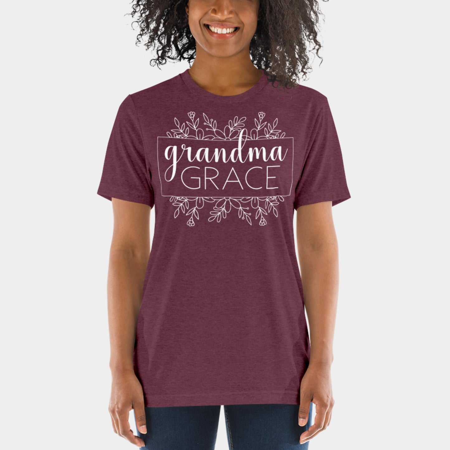 Grandma Grace T-shirt White Design