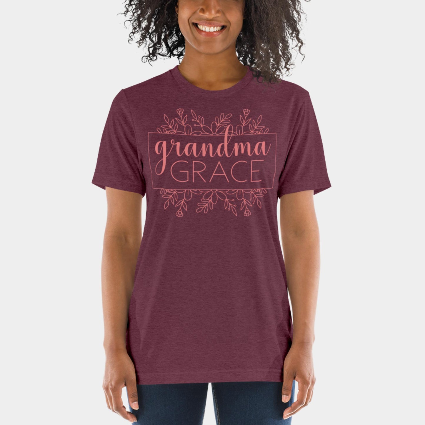 Grandma Grace T-shirt Pink Design