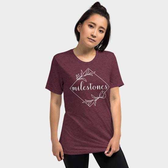 Milestones T-shirt White Design