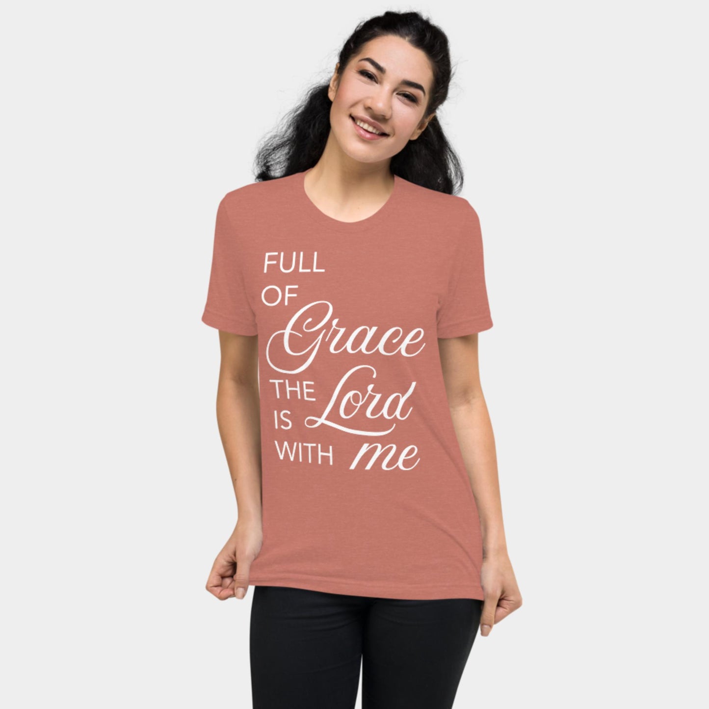 Full of Grace T-shirt White Design