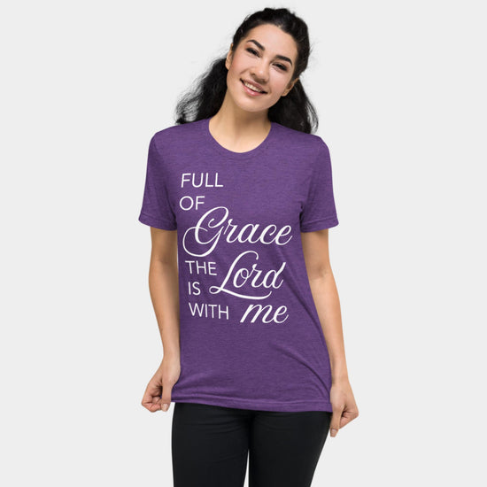 Full of Grace T-shirt White Design