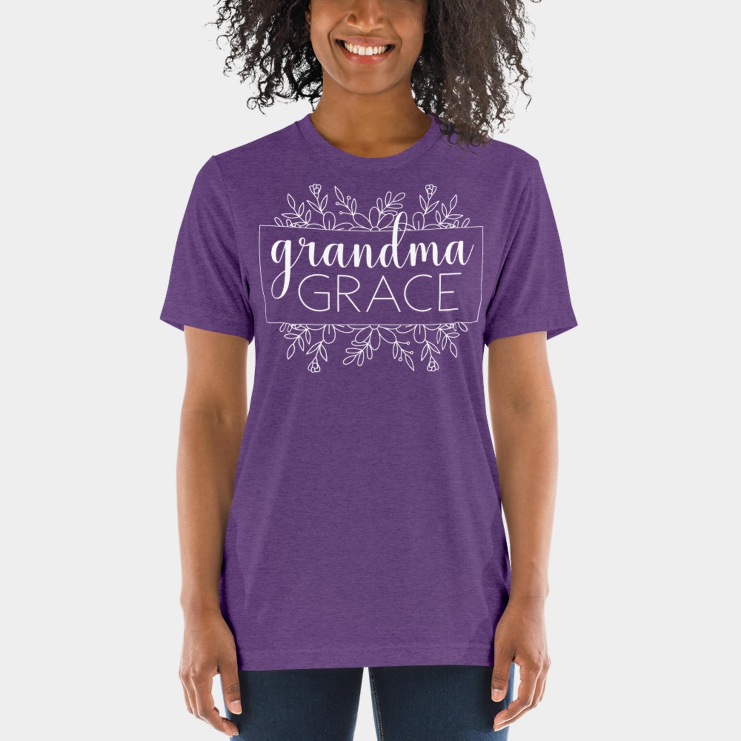 Grandma Grace T-shirt White Design