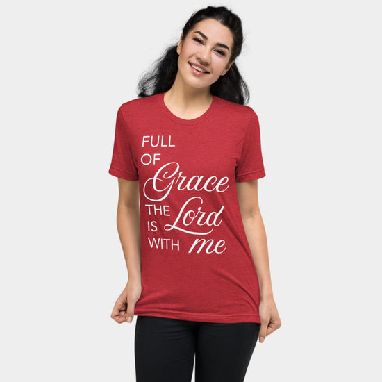 Full of Grace T-shirt White Design