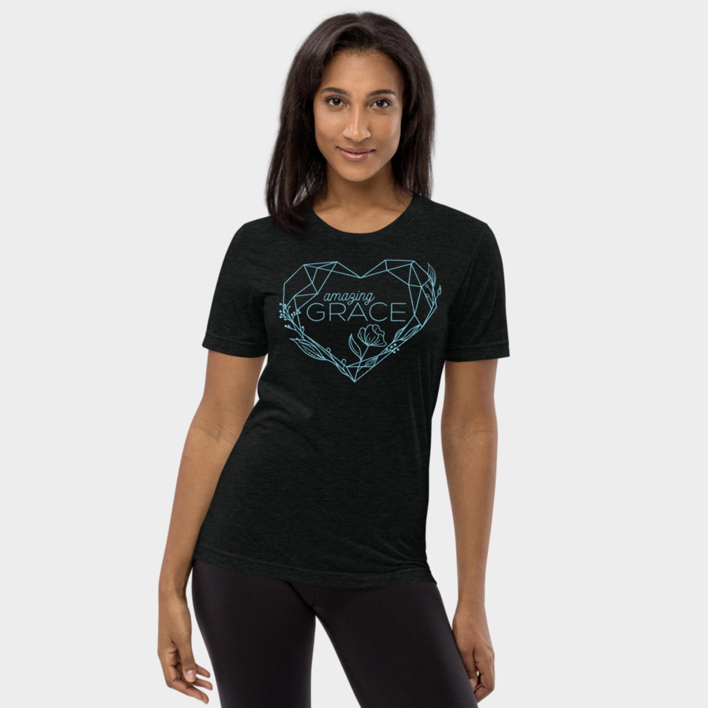 Amazing Grace T-shirt Blue Design