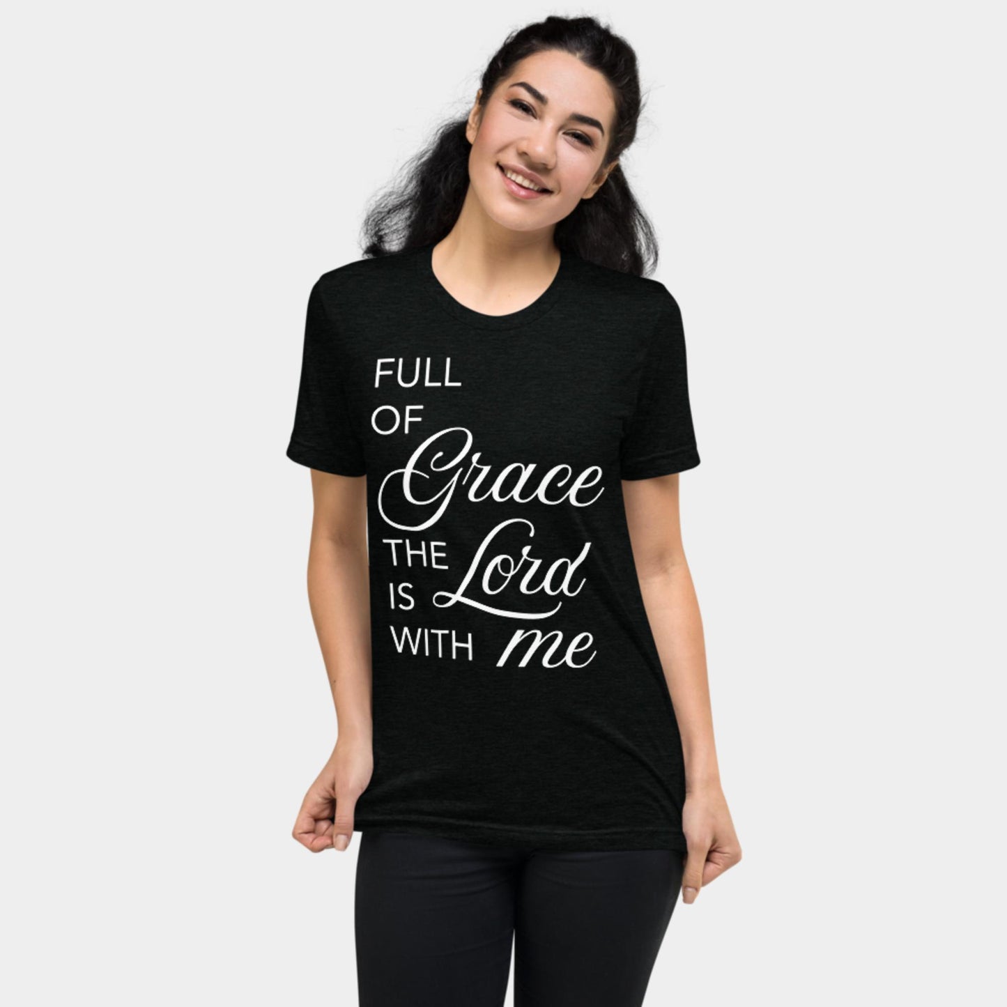 Full of Grace T-shirt White Design