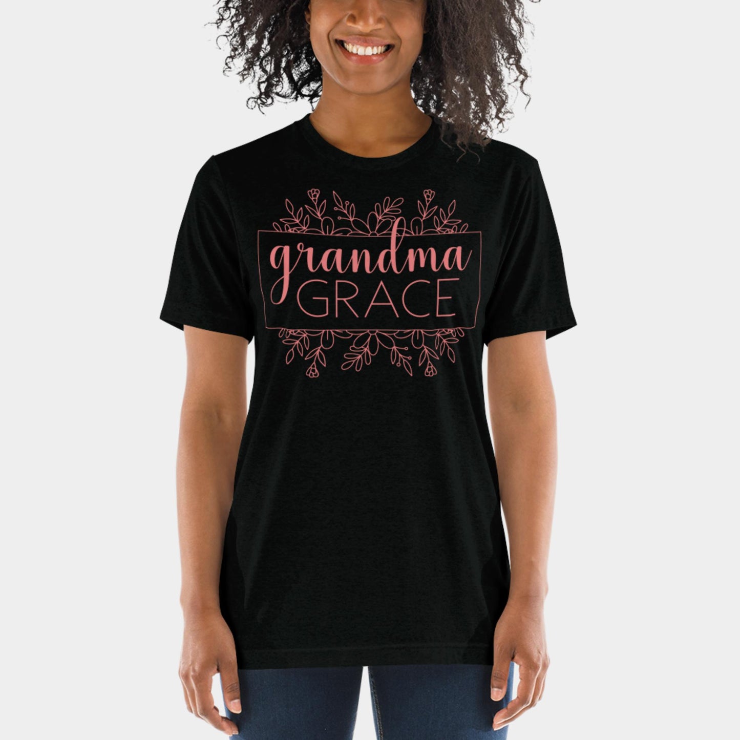 Grandma Grace T-shirt Pink Design