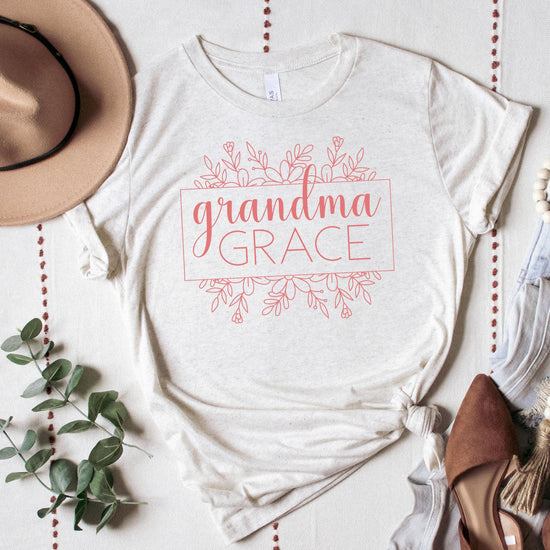 Grandma Grace T-shirt Pink Design